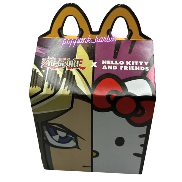 Hello Kitty x Yu Gi Oh McDonald’s Toy Pompompurin X Exodia and Happy Meal Box - Picture 4 of 7